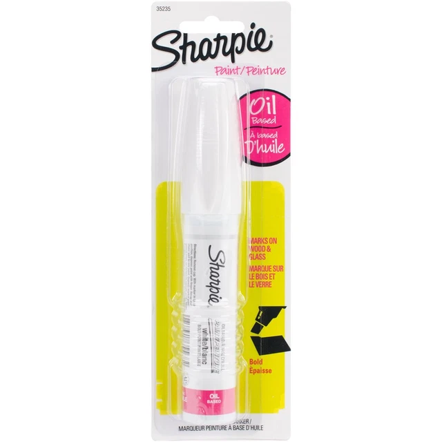 WATERPROOF BOLD POINT White Paint Marker Art Pen Sharpie OilBased Long