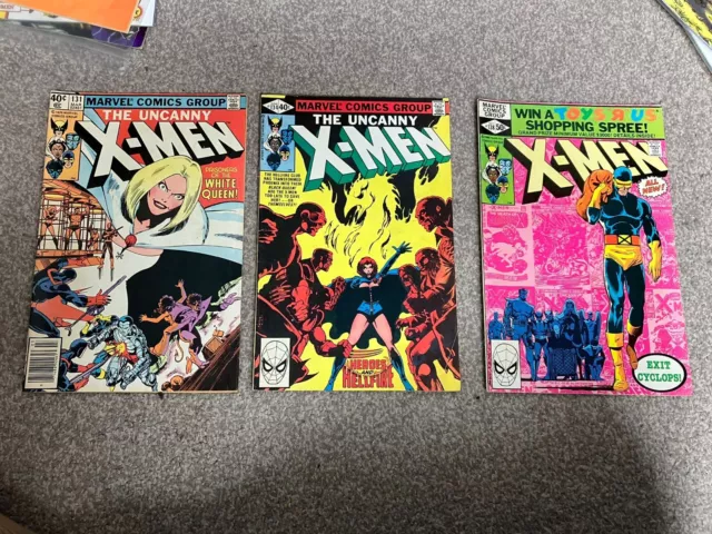 job lot X Men / Uncanny X Men 1980