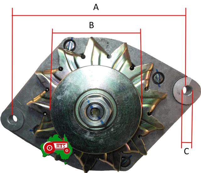 Alternator 2 Bolt Fits for Massey Ferguson 135 148 240 245 250 265 275 285 290