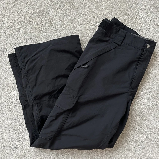 The North Face Mens size Large Seymore Dryvent Ski Snow Pants Cargo Black A7FC