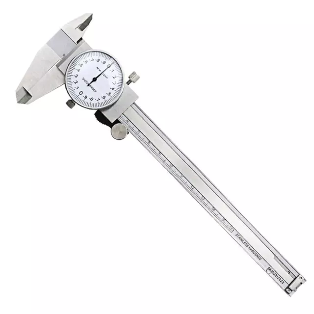 150mm Stainless Steel Dial Caliper Vernier Gauge Micrometer Measuring Tool