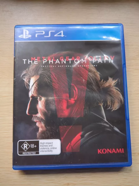 Ps4 Ps5 Metal Gear Solid Phantom Pain + Steelbook, Jogo de Videogame Sony  Usado 83270796