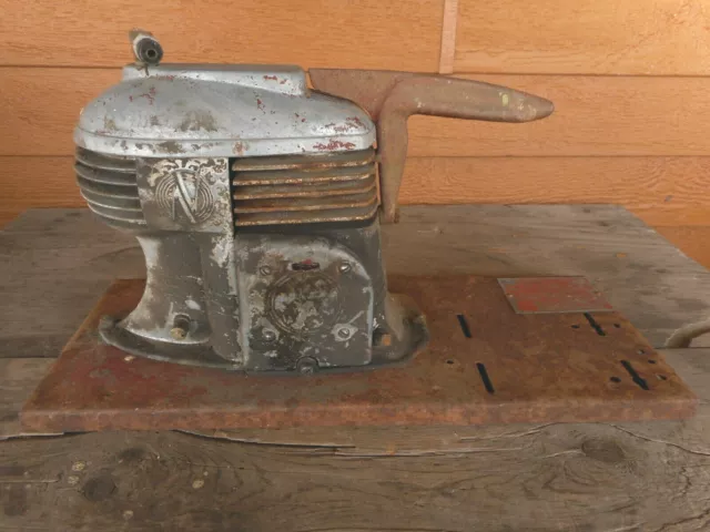 Vintage Art Deco Air Compressor Collect Texaco Motor Oil MW 1940's ? Not working