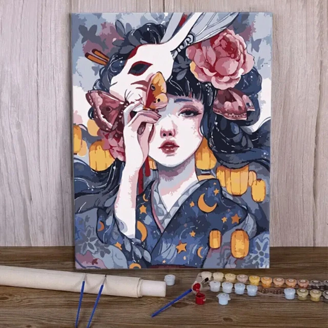 DIY OIL PAINTING Kit Paint By Numbers Beginners Frameless Gifts Adults