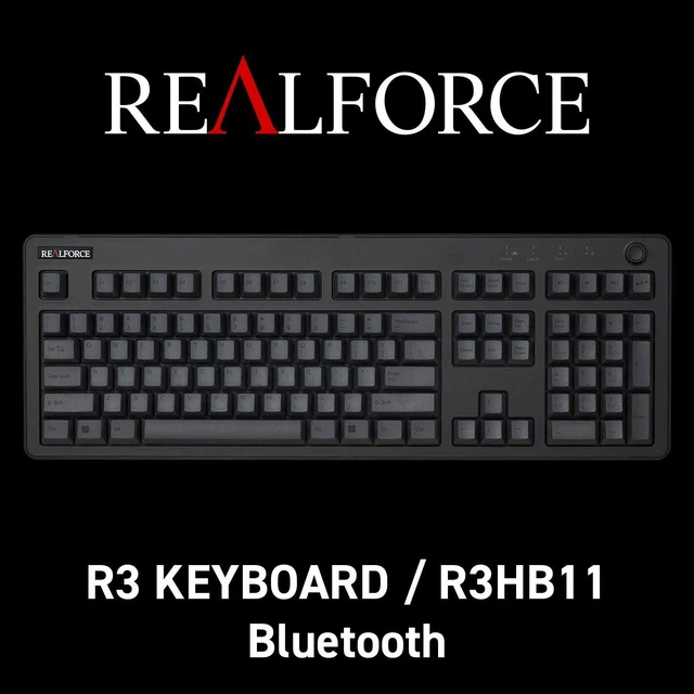 TOPRE REALFORCE R3 Keyboard R3HB11 Bluetooth 5.0 USB US ANSI 45g 