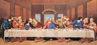 THE LAST SUPPER POSTER Classic Religious Art Print NEW