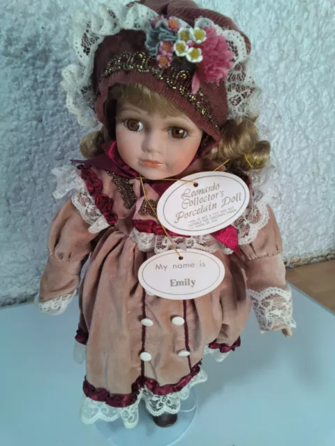 Leonardo collection porcelain doll emily outlet