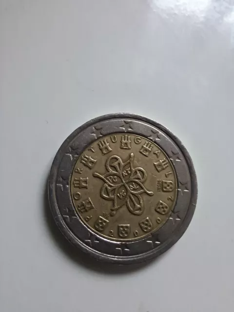 Pièce 2 euro Portugal année 2002