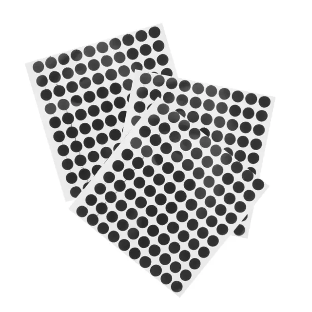 3 Sheets Billiard Black Spot Self Adhesive Markers Snooker Table Spots