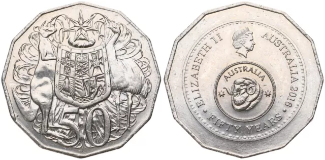 Australien - Australia 50 Cents Sondermünzen 1970-2016 - verschiedene Jahrgänge