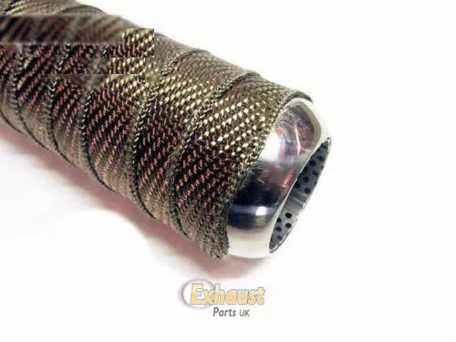 15M Titanium Exhaust Heat Wrap  High Temp Manifold, Perfromance Exhaust Shields