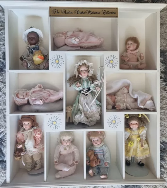 Porcelain  Dolls  The Ashton-Drake Miniature Galleries box H-21 "-53 cm dolls 9"