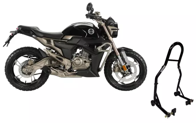 cavalletto moto alzamoto posteriore per alzare sollevare la Zontes ZT125 ZT 125