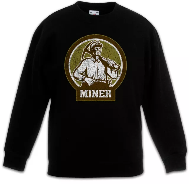 Miner VII Kinder Pullover Mine Minenarbeiter Kumpel Bergmann Bergarbeiter