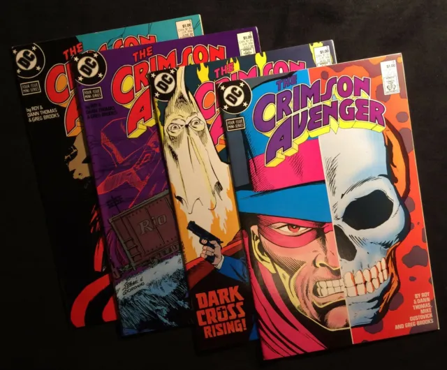 DC The Crimson Avenger #1-4 Jun-Sept 1988 9.0 VF/NM Copper Age Comics