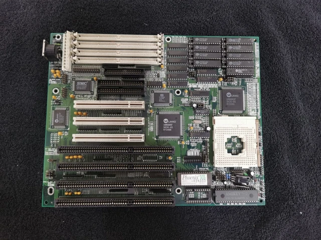 Hauptplatine Mainboard PHÖENIX MB 486 PCI PC Board 💢VINTAGE💢  Platine 028357