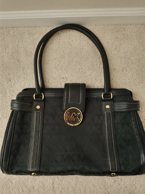 Michael Kors Signature Print Satchel Shoulder Bag In An Excellent Condition!