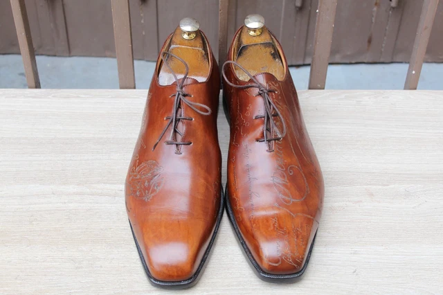 Semelles 1-11 UK Berluti Insoles Heel Lift Talonnette cuir leather découpable
