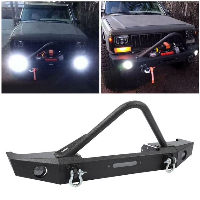 FIT 8401 JEEP Comanche MJ Cherokee XJ Front Bumper W/ Fog Lights
