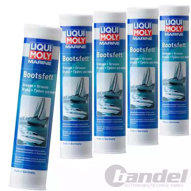 5x400 G LIQUI MOLY Botte Fat Résistant À L'Eau De Mer Imperméable