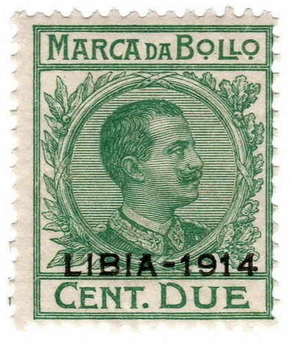 (I.B) Italy (Libya) Revenue : Marca da Bollo 2c (1914)