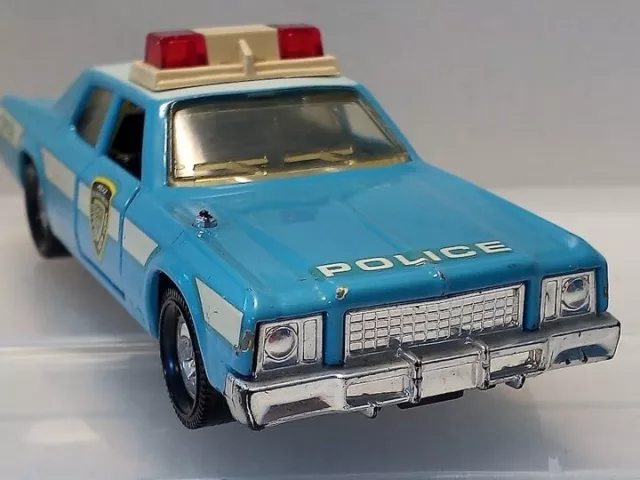 🛑Plymouth Gran Fury Police Matchbox Lesney Super Kings 🆗45 2826 2