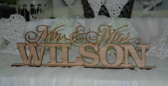 Personalised. Mr & Mrs SURNAME. Mrs & Mrs Surname. Mr & Mr Surname. Table Sign