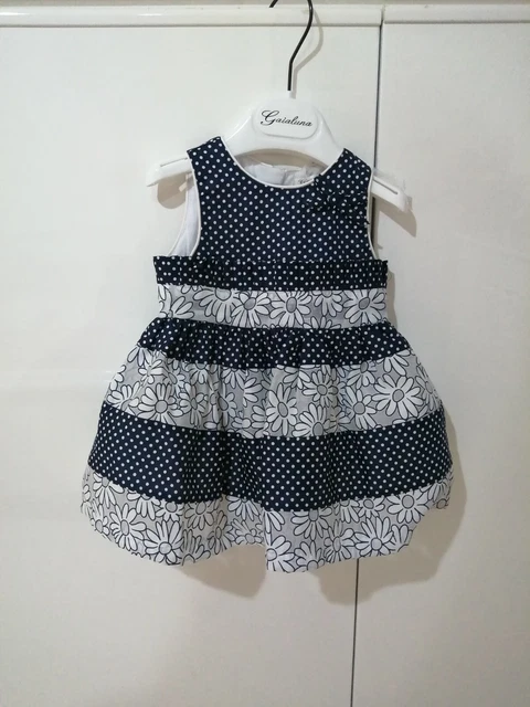 Vestito Abito Bambina Neonata 6 Mesi