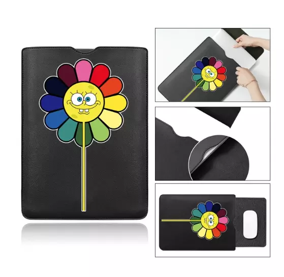Flower Smile Sleeve Pouch Bag For Apple MacBook Air Pro M1 M2 iPad Laptop Tablet