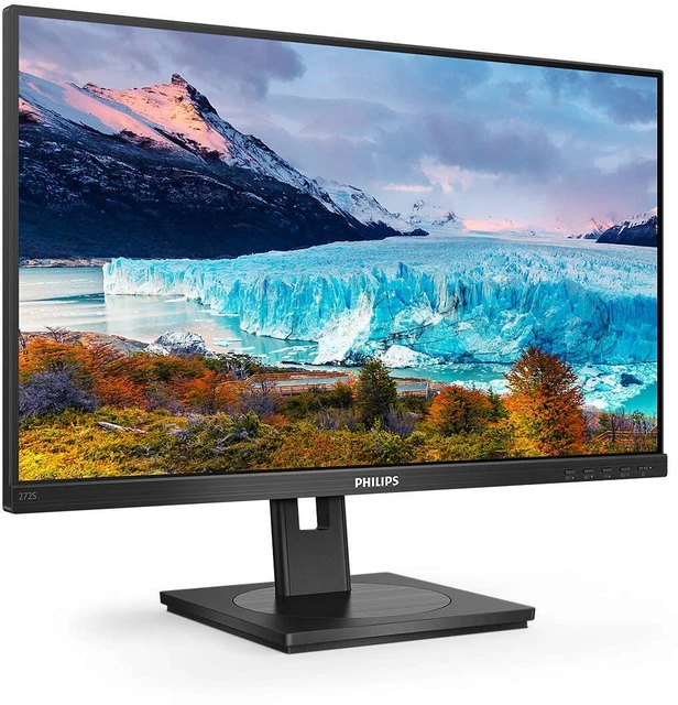 PHILIPS 272S1AE  68,6cm (27") IPS Monitor  höhenverst. VGA DVI HDMI DP  Lautspr.