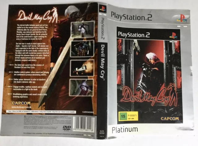 Devil May Cry PlayStation 2 Box Art Cover by pressure6666