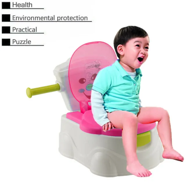 UISEBRT Siège de Toilette pour Enfant avec Poignée de Coussin et