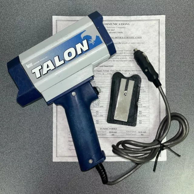 Kustom Signals Talon Traffic Radar Speed Gun Frequency Ka Band 
