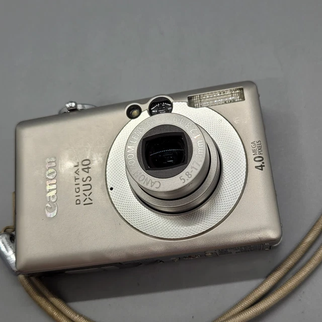 Canon PowerShot SD300 IXUS 40 4,0 megapixel fotocamera digitale compatta argento testato 9