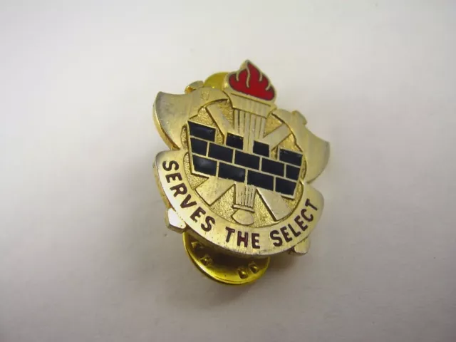 Collectible Vintage Lapel Pin: Fire Department Serves the Select Insignia