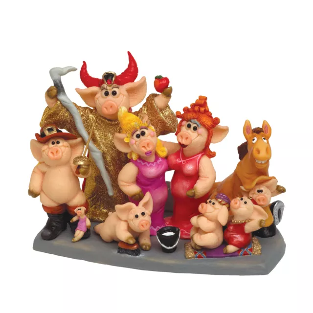 Piggin Collectors Limited Edition Figurine - What A Piggin Pantomime