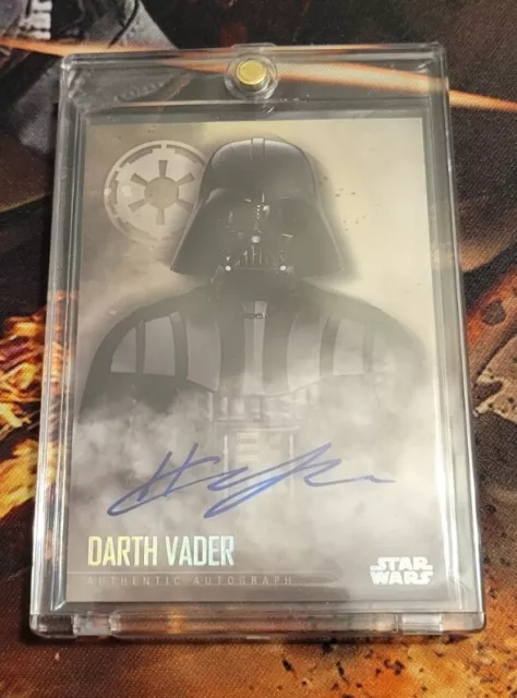 2020 Star Wars: Stellar Signatures 6/40 Hayden Christensen as Darth Vader Auto