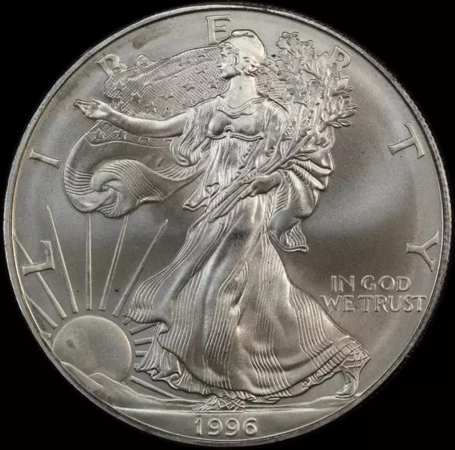United States 1996 Silver 1oz Eagle KM# 273 Uncirculated