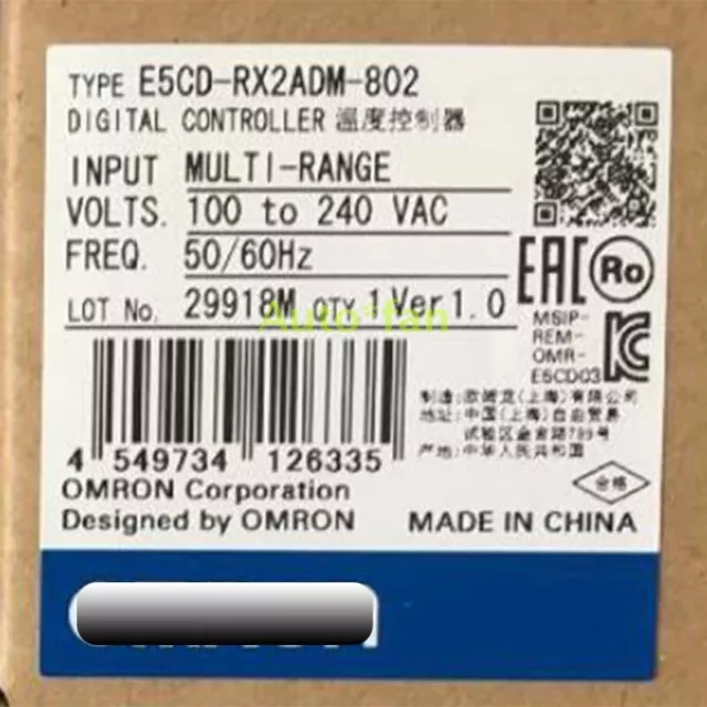 1PCS New E5CD-RX2ADM-802 Multi-Range Digital Temperature Controller 100-240VAC