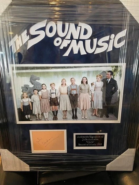 JULIE ANDREWS SOUND OF MUSIC  Signed Montage