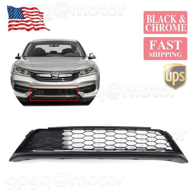 FOR HONDA ACCORD 2016 2017 Front Bumper Lower Grill Mesh Grille W