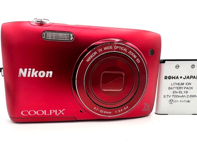 Nikon COOLPIX S3400 レッド #168 Amazon | Nikon COOLPIX S3400
