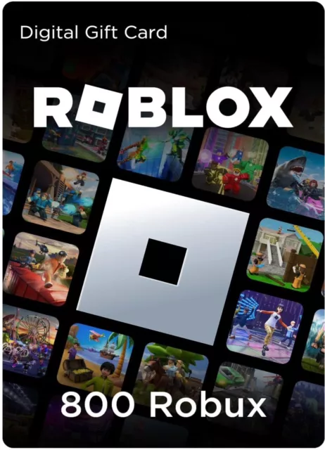 Gift Card | 800 | Roblox - Robux [Virtual Item]  [Online Game Code] Digital