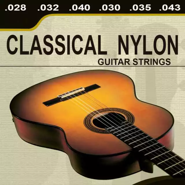 Classical Guitar 6 Strings Nylon Normal Tension Gauge for Classic Spanish Guitar