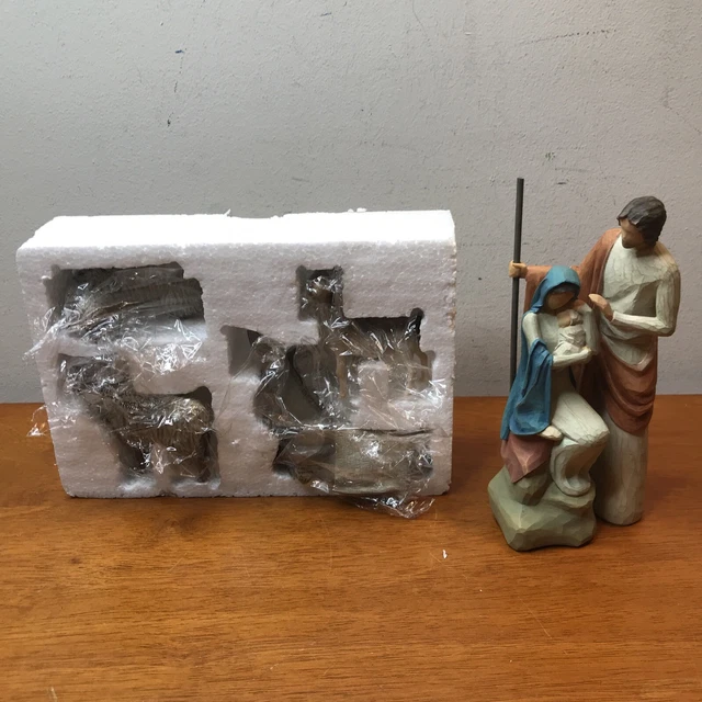 Willow Tree The Holy Family With Sheltering Animals Figures Susan Lordi Willow Tree The Holy Family With Sheltering Animals Figures Susan Lordi