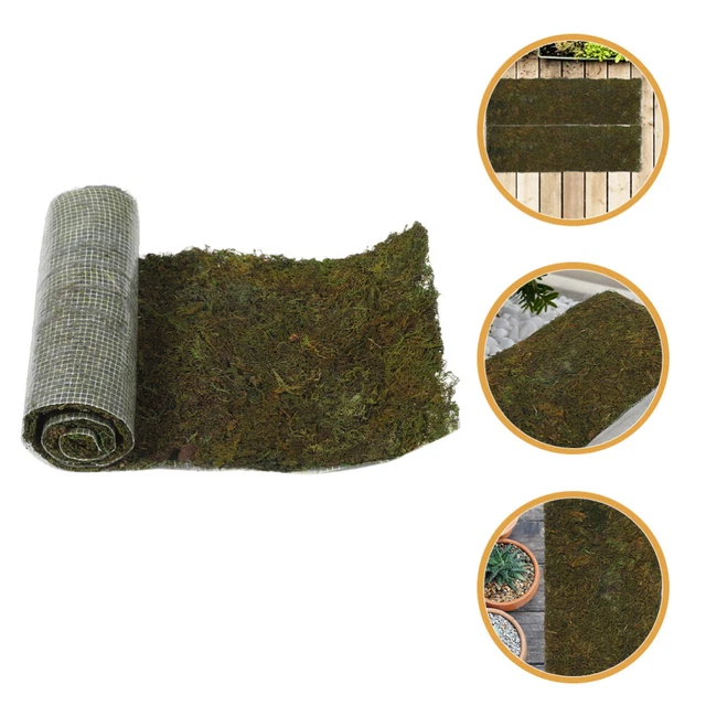 ARTIFICIAL MOSS TURF Grass Green Rug Lawn Mat Fake Table Runner £14.58