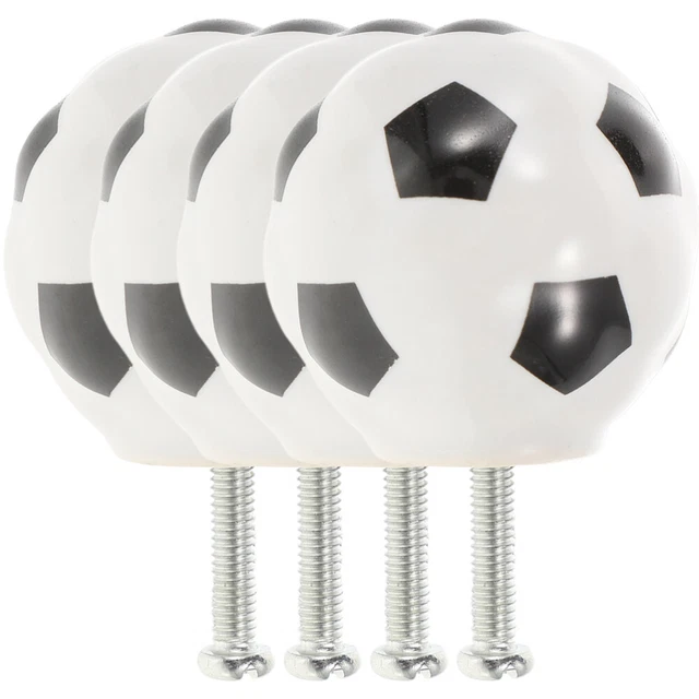 4 Pcs Delicate Handles Basketball Cartoon Cabinet Door Drawer Pulls Shoebox 8