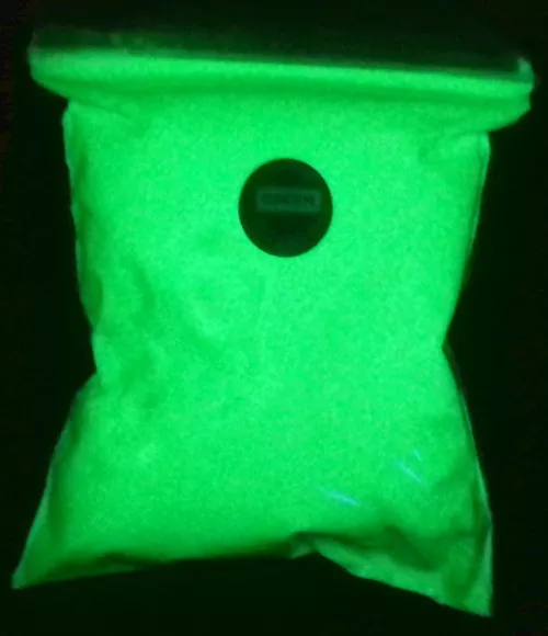 BAZICS Low priced ultra bright glow in the dark green powder - Sent from UK