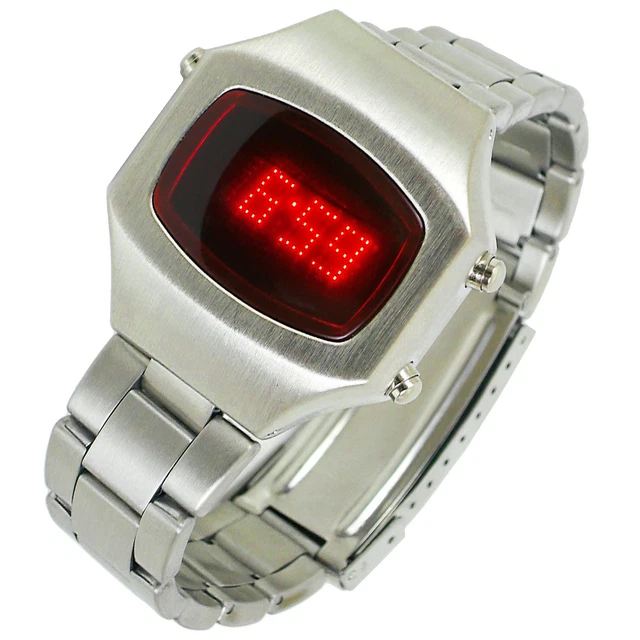Digital Armbanduhr Led Uhr Rot SPACE AGE LED-ARMBANDUHR Led-uhr