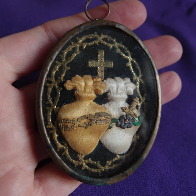 Cadre Ex-Voto Sacré Coeur - Catho Rétro